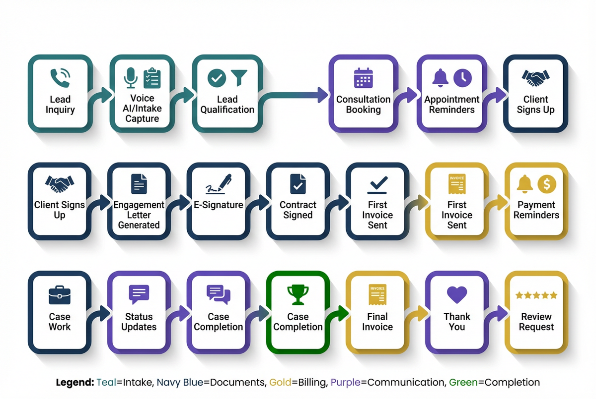Complete Client Journey Workflow